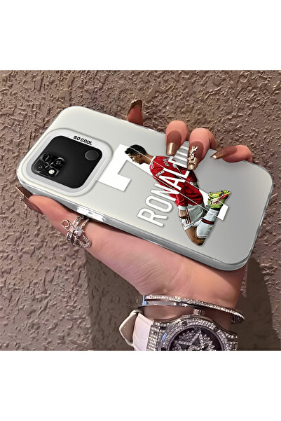 Hontinga حافظة هاتف Redmi 9C متوافقة مع CR7 مصنوعة من السيليكون الصلب ومضادة ...