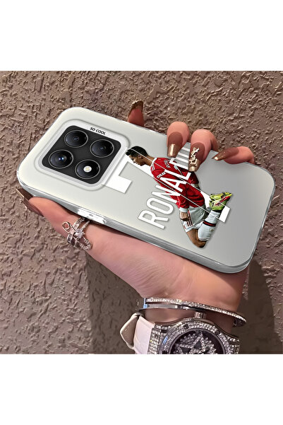 Hontinga حافظة هاتف ريدمي نوت 14 برو 4G متوافقة مع CR7، مصنوعة من السيليكون ب...