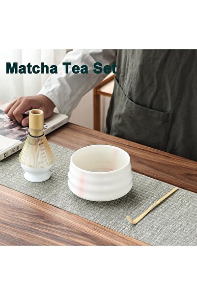 Roomlyne Matcha Tea Set, 4 pcs Japanese Matcha Kit