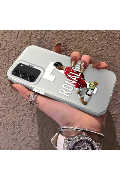 Hontinga حافظة هاتف سامسونج جالاكسي S21 Fe 5G متوافقة مع CR7 مصنوعة من السيلي...