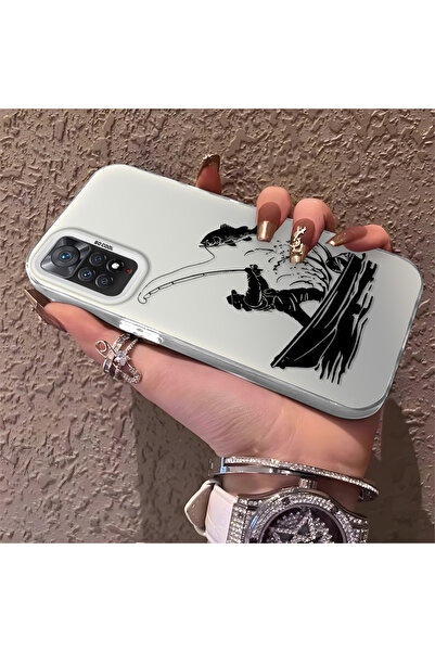 Hontinga حافظة هاتف Redmi Note 11 Pro متوافقة مع الحواف السيليكونية الصلبة وا...