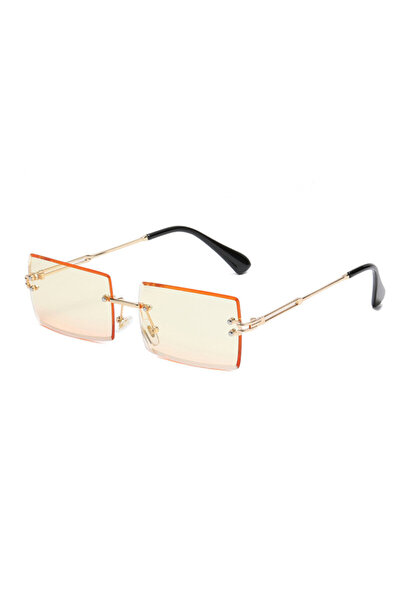 Techsuit Unisex Rimless Rectangular Sunglasses Techsuit, 16031-C8