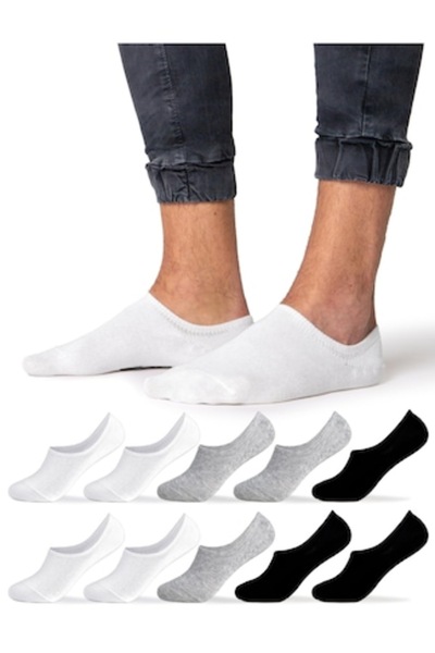 OCCULTO Men's Socks, Strolch, Ankle Type, Set of 10 Pairs, Multicolor, 47-50 EU