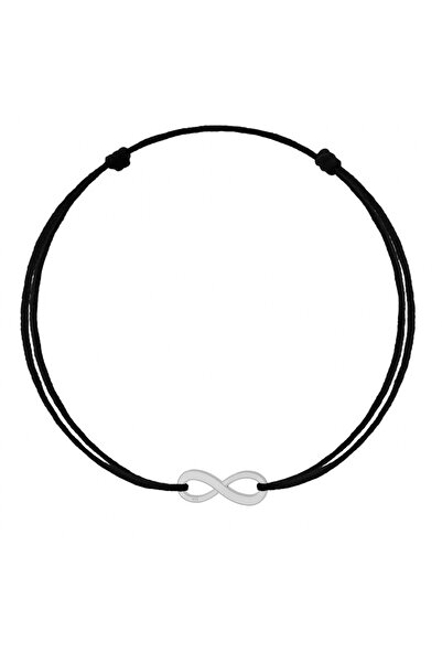 BIJUTERIA NEAGRA Brățară cu pandantiv Infinit din argint 925