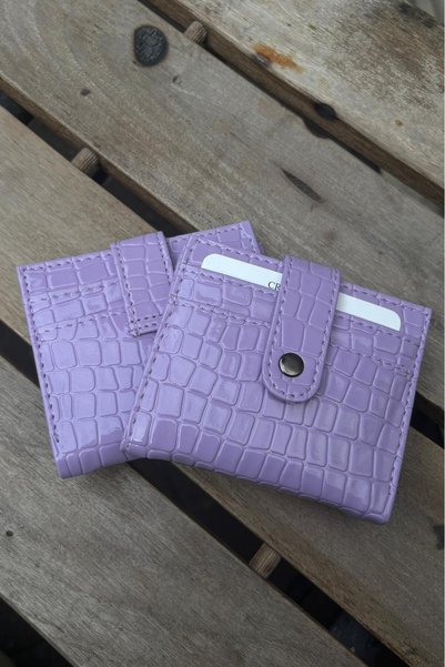 Grsbags Purple Pink Women's Card Holder and Wallet