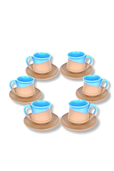 çömlek diyarı Clay Glazed Ceramic Cup Set
