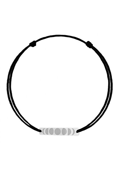 BIJUTERIA NEAGRA Brățară cu pandantiv din argint 925 cu faze lunare