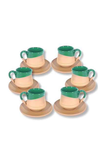 çömlek diyarı Clay Glazed Ceramic Cup Set