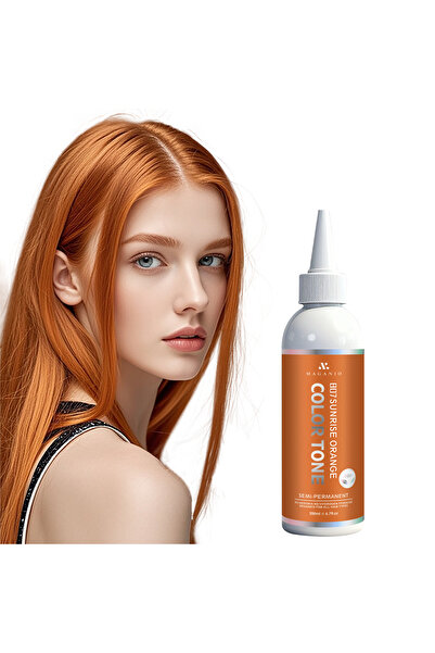CEZI Professional Semi-Permanent Hair Dye - Intense Orange, 200 ml