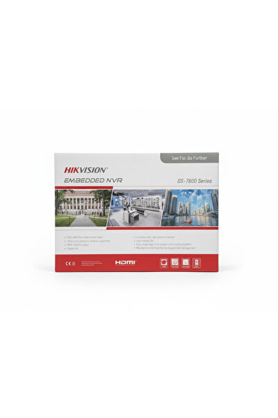 HIKVISION CAMERA جهاز تسجيل فيديو شبكي من هيك فيجن بدقة تصل إلى 8 ميجابكسل و4...