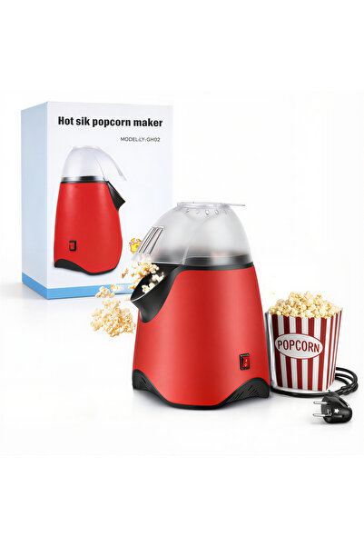 Issa Mașină de Popcorn Electrică Automată 30×17×12cm, cu Aer Cald Operare cu ...