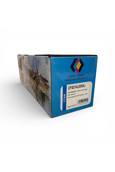 City Inks حبر تركي سيتي انك متوافق مع HP CF531A 205A سماوي (Cya...