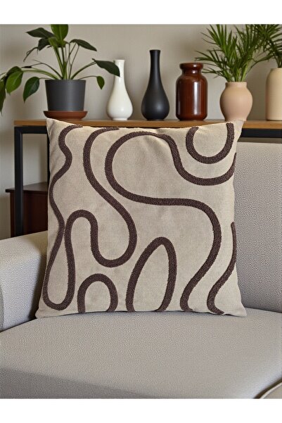 nunuteks evinizi renklendirin Bohemian Style Punch Embroidered Throw Pillow C...