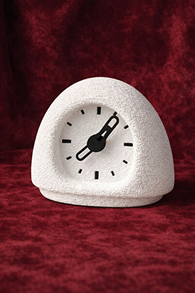 ZORO Modern Beton Dokulu Masa Saati – Minimal Dekoratif Ofis & Çalışma Masası...