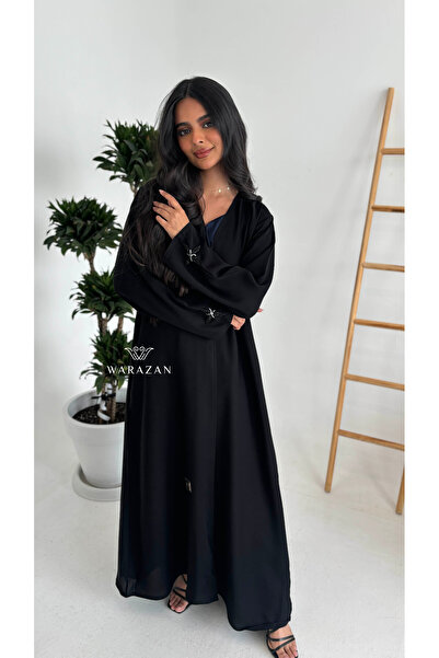 Warazan Elegant abaya with beaded embroidery