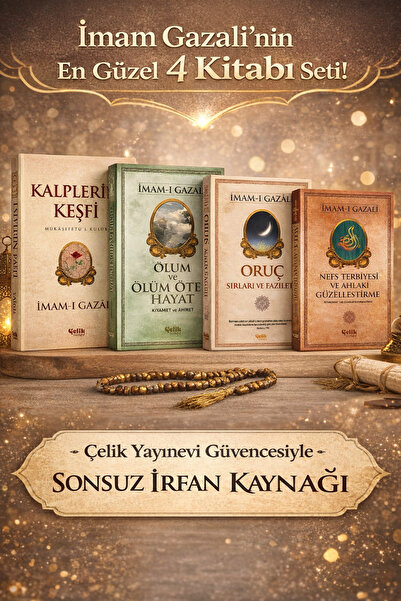 Çelik Yayınevi Kalplerin Keşfi - Oruç - Nefs Terbiyesi - Ölüm ve Ölüm Ötesi H...