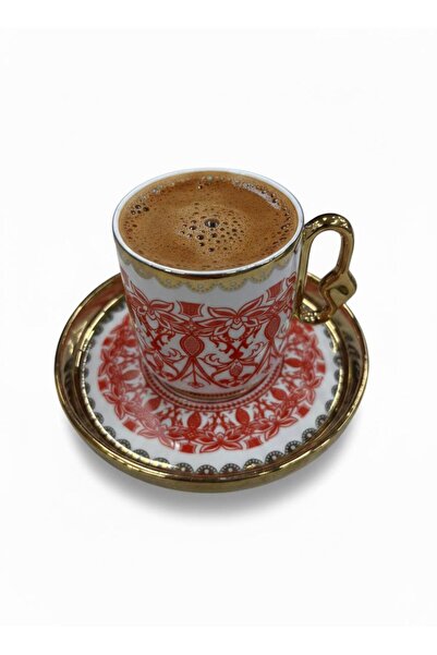 Altabi Porcelain Coffee Set for 2 People |   Special Design |   90 ml