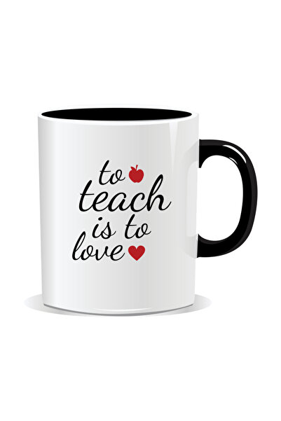 Mug Mania Cana personalizata pentru profesori, To teach is to love