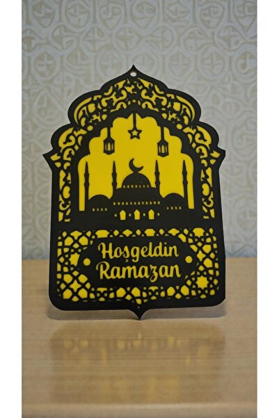 krh 3d print Ramadan Door Ornament Welcome Ramadan Written Decorative Door Wa...