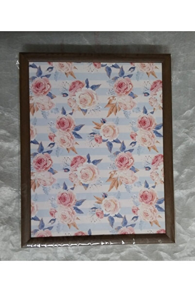 esdekor Multi-Rose Cushioned Patterned Enjoyment Tray 1 Piece