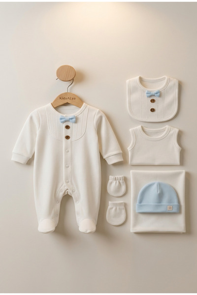 ALYAKİDS 100% Cotton Antiallergic Baby Mevlüt and Hospital Discharge Set