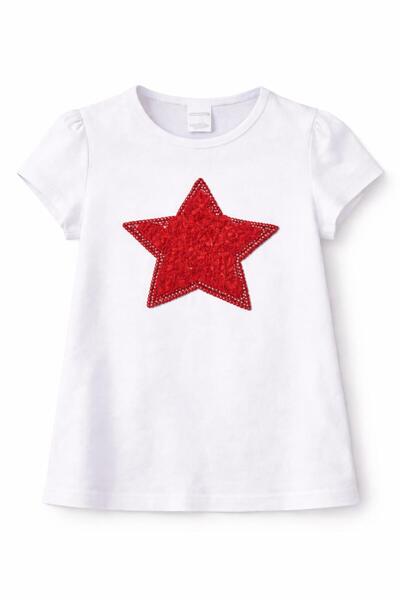 Kuraff Giyim Stylish T-Shirt with Special Design for Our Mini Girls