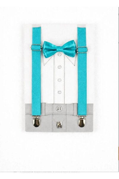 Nacar 23 Nisan 29 Ekim Gösteri Kıyafeti Erkek Çocuk Askı & Papyon Set – Şık v...