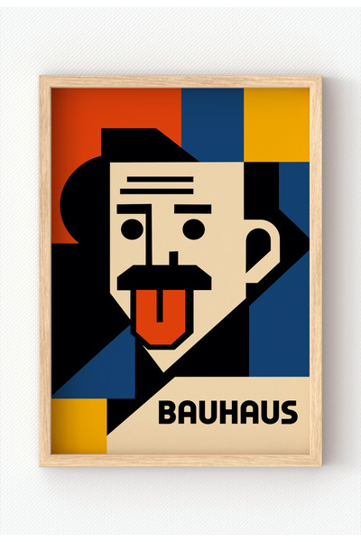 MIOVI WORKS Omul Bauhaus |   Tablou cu poster pentru decorarea peretelui, cu ...
