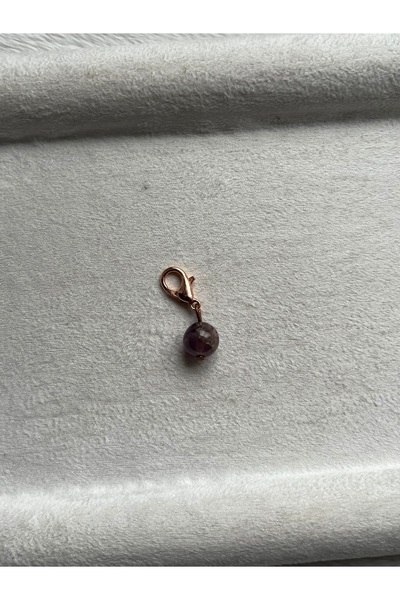 Pel Design Amethyst Stone Take-Out and Put-In Natural Stone Charm |   Adapt t...