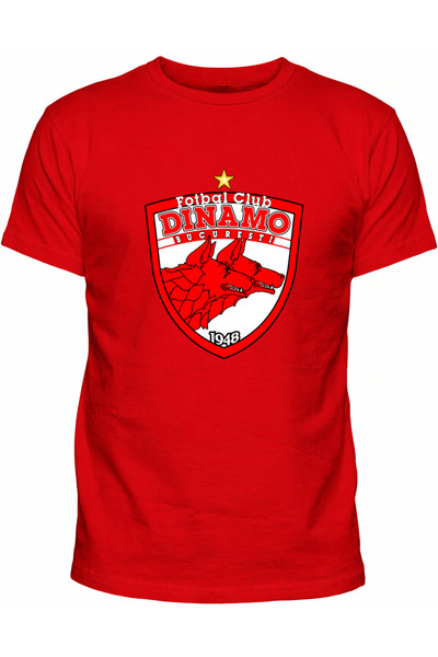 Efendioğlu Design Short-Sleeved D.Bucreş Large Printed Cotton Children's T-Shirt