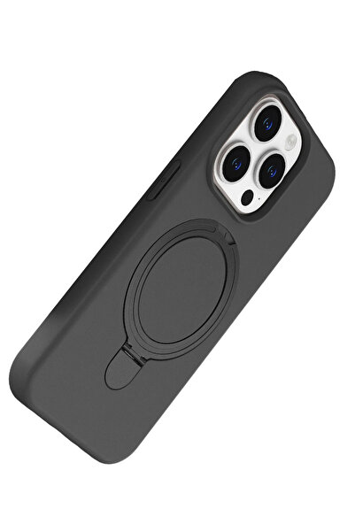 Epilons غطاء آيفون 14 ماج سيف مع حامل - رمادي تيتان