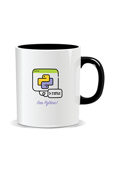 Mug Mania Personalized mug with messages for programmers, Python Fan