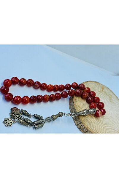 Kehribar Agate Stone Rosary