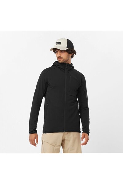 Salomon Essential Ltwarm Hd Erkek Siyah Fleece