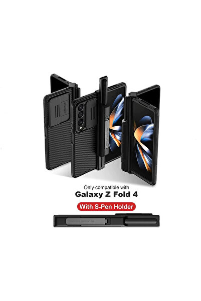 Nillkin Case for Samsung Galaxy Z Fold 4 S-Pen Holder, Sliding Camera & 360° ...