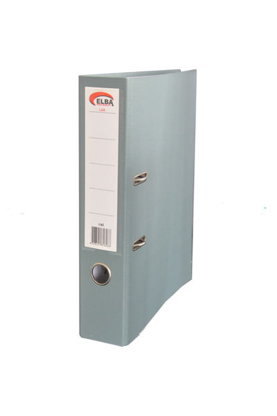 ELBA Сірий широкий пластиковий офісний файл