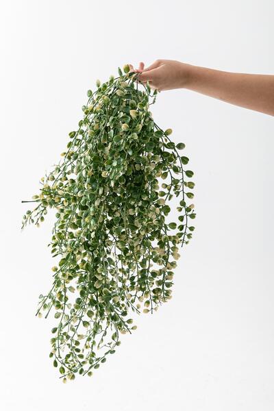 Güleç Yapay Çiçek Yapay Japon Şimşir Sarkan 80 Cm 5 Dal Yeşil