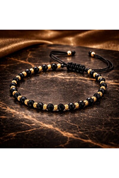 Handmade Luxury Crystal Black Bracelet