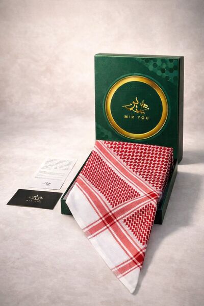 MİR Stylish and modern men's shemagh, 90% Cotton