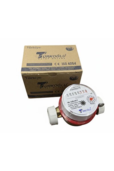 HTM Yapı KALİTE - TÜRKOĞLU Sıcak Su Saati Sayacı 3/4 - 110 mm Dn 20