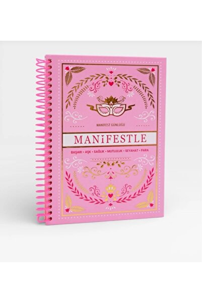 purelab مفكرة مانيفست مع ملصقات - أجندة بغلاف صلب