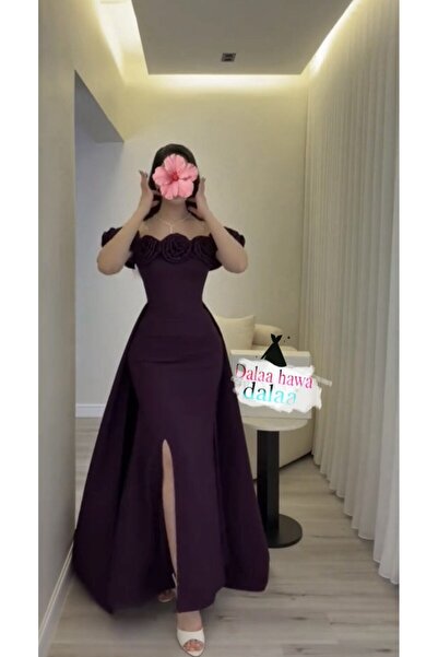 dalaa Soft fabric Barbie dress, mauve color