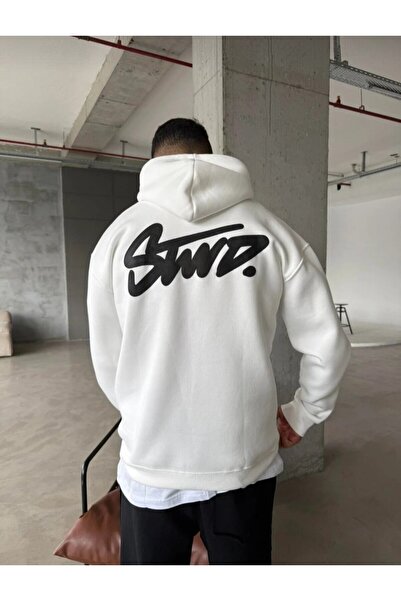 ELAN WEAR Oversize Hooded Sweatshirt Hoodie_3Iplik Quality Fabric