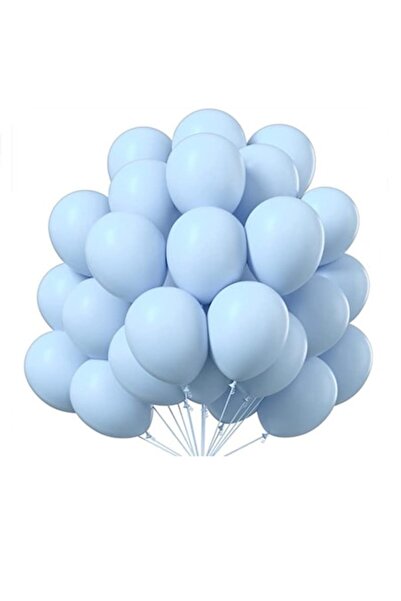 SDX Market Σετ 100 μπαλονιών λάτεξ, μπλε, 25 εκ.