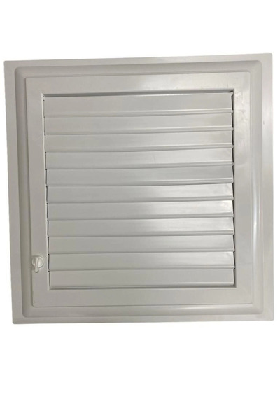 Belle Fusion Mey İthalat® Plastik Menfez 45X45 Beyaz Banyo WC Havalandırma