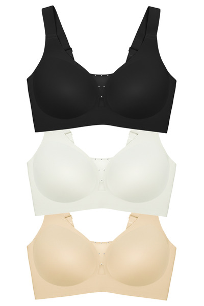 Cottonhill Seamless Bra - Balance |   Laser Cut Stone Seamless Gathering Plus...
