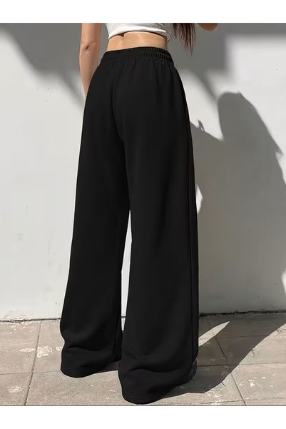 Nilvor Unisex Basketball Slam Dunk Baggy Cut Wide Leg Sweatpants