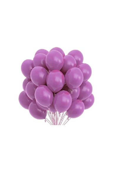 SDX Market Set of 50 Latex Balloons, Purple, 25 cm