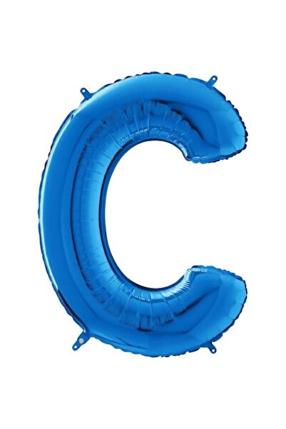 grabo Μπαλόνι Foil με το γράμμα C σε μπλε χρώμα 66 εκ.
