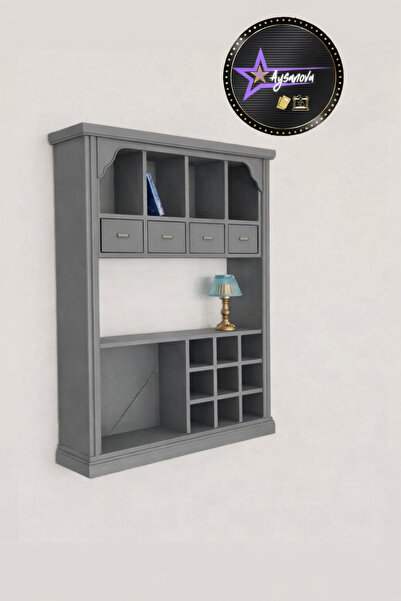aysanova Mini Bookshelf Wall Mounted Book Rack |   Decorative |   Tabletop Sm...